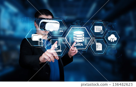 Virtual Reality Interaction with Cloud Computing and Data Storage System in Modern Digital Environment XDMCP 136482623