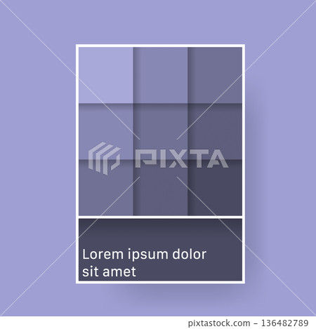 Minimal Abstract Grid Poster Layout Modern Design Template Minimal Abstract Grid Poster Layout Modern Design Template 136482789
