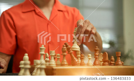 Checkmate or board game success. 136483833