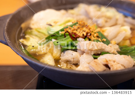 Delicious Hakata Motsunabe 136483915