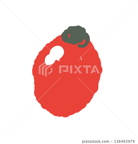 光澤亮麗的玫瑰果,鮮豔的紅色果實材料 光澤亮麗的玫瑰果,鮮豔的紅色果實材料 136483979