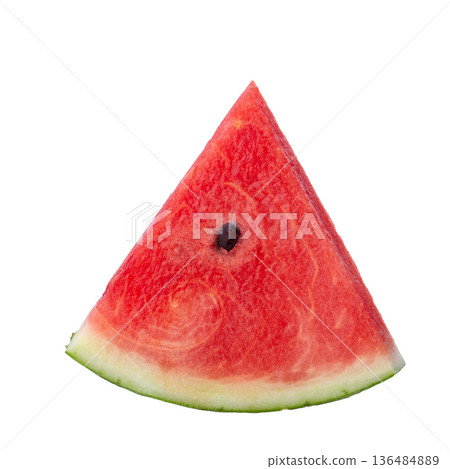 Slices of Watermelon isolated on a white background Slices of Watermelon isolated on a white background 136484889