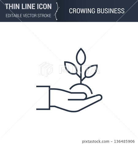Crowning Business Symbol 136485906