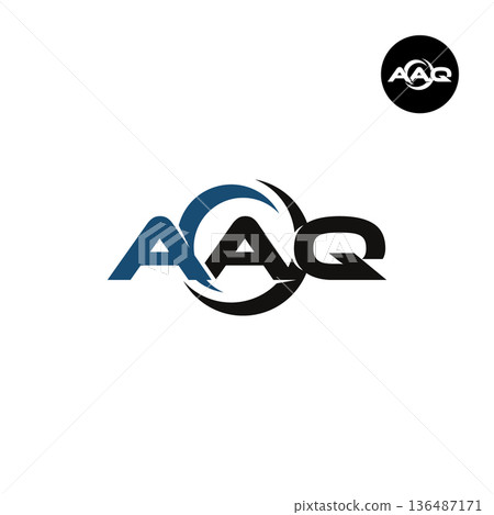 Letter AAQ Logo Design Readymade Initial Letter AAQ Logo Design Readymade Initial 136487171