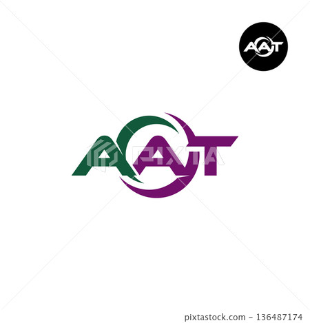 Letter AAT Logo Design Readymade Initial 136487174