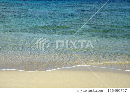海灘,海浪邊緣 海灘,海浪邊緣 136490727