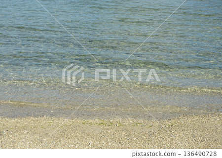 海灘,海浪邊緣 海灘,海浪邊緣 136490728