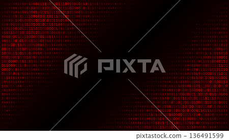 Digital Gridlock - Crimson Binary Array and Cyberpunk Network Integrity Patterns Digital Gridlock - Crimson Binary Array and Cyberpunk Network Integrity Patterns 136491599