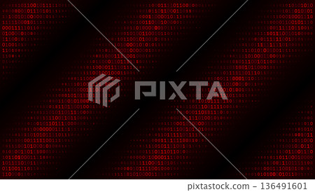 Digital Gridlock - Crimson Binary Array and Cyberpunk Network Integrity Patterns Digital Gridlock - Crimson Binary Array and Cyberpunk Network Integrity Patterns 136491601