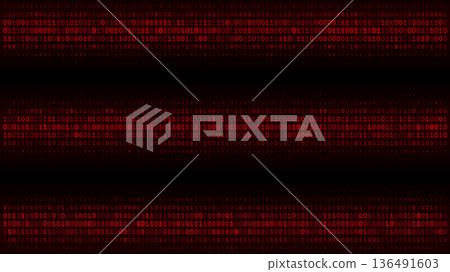 Digital Gridlock - Crimson Binary Array and Cyberpunk Network Integrity Patterns Digital Gridlock - Crimson Binary Array and Cyberpunk Network Integrity Patterns 136491603