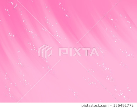 A background of finely scattered stars on a flowing pink background 136491772