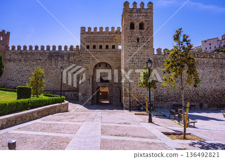 A village in the alleys of a medieval town A village in the alleys of a medieval town 136492821