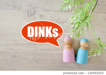 DINK夫婦生活風格概念圖。 DINK夫婦生活風格概念圖。 136492858