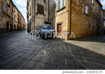 Old Town Architecture and Street in Bagnoregio Old Town Architecture and Street in Bagnoregio 136493133