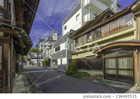 Kaminoyama Onsen, a hot spring town in Kaminoyama City, Yamagata Prefecture Kaminoyama Onsen, a hot spring town in Kaminoyama City, Yamagata Prefecture 136493515