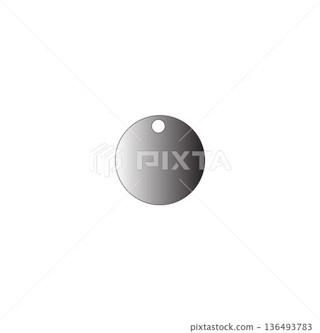 vector necklce in the center of the circle vector necklce in the center of the circle 136493783