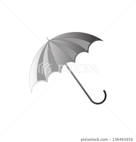 black umbrella on a black background black umbrella on a black background 136493858