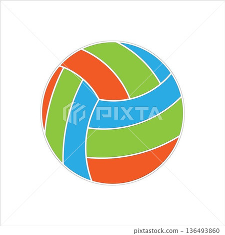 flat in black and white mobile application ball 136493860