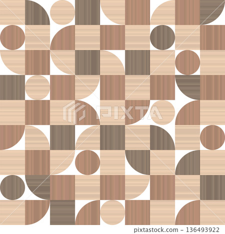 Checkered Wood Grain Marquetry Random 2 136493922