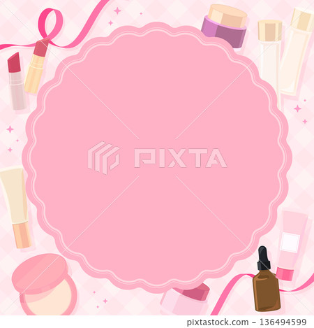 Mother's Day cosmetic frame_pink no text_square Mother's Day cosmetic frame_pink no text_square 136494599