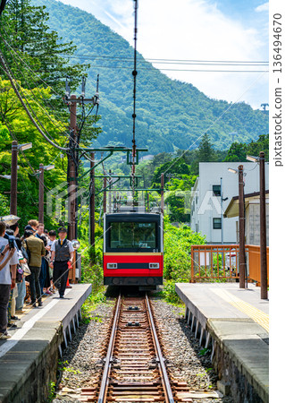 【神奈川縣】箱根登山纜車開往強羅站方向 136494670