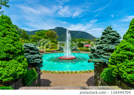 [Kanagawa Prefecture] Gora Park in Hakone: Enjoy the refreshing fountain 136494704