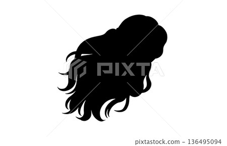科瑪·貝雷妮絲的頭髮輪廓插圖 136495094