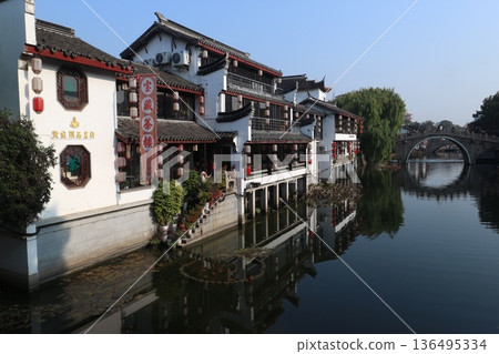 上海七寶古鎮河 上海七寶古鎮河 136495334