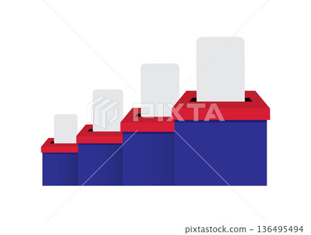 Increased voting results icon stock illustration. Ballot box icon. Election and Social Poll. Stock Illustration: Increased voting results icon stock illustration. Ballot box icon. Election and Social Poll. Stock Illustration: 136495494