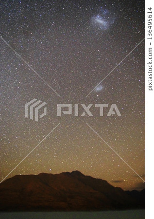 南半球星空：大麥哲倫星雲與小麥哲倫星雲 136495614