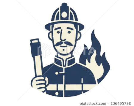 消防隊員的 136495788