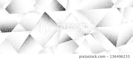 Grain polygon pattern texture. Noise rough gradient triangles background. Abstract stippled geometric polygonal wallpaper overlay. Grunge dotted polygon surface overlay. Vector mosaic cover Grain polygon pattern texture. Noise rough gradient triangles background. Abstract stippled geometric polygonal wallpaper overlay. Grunge dotted polygon surface overlay. Vector mosaic cover 136496233