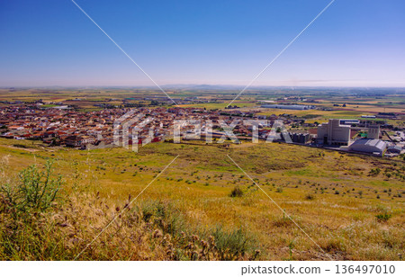 La Mancha street in autumn La Mancha street in autumn 136497010