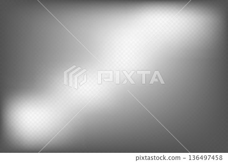 Dark Background with Diagonal Yellow Light Effect and Vignette with Soft Grayscale Overlay Gradient. 136497458