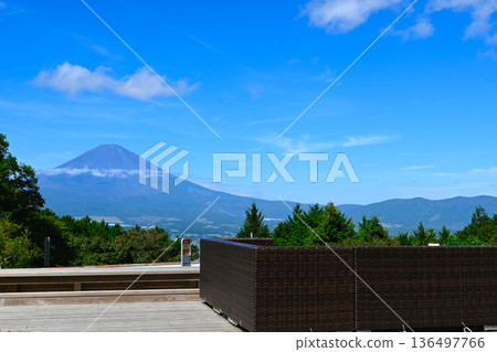 View from Fujimi Cafe in Gotemba View from Fujimi Cafe in Gotemba 136497766