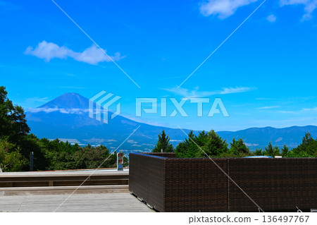 View from Fujimi Cafe in Gotemba View from Fujimi Cafe in Gotemba 136497767