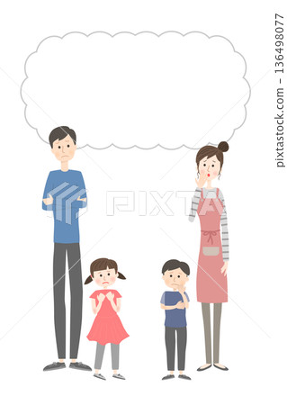 焦慮的家庭想法 136498077