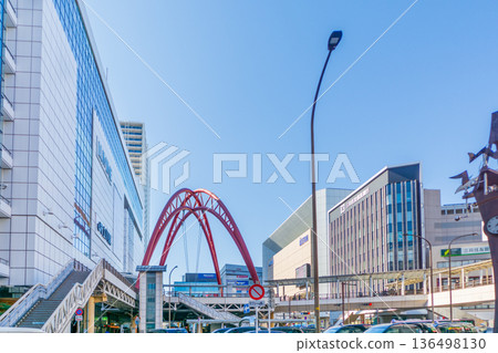 東京城市景觀:立川站北口環島 東京城市景觀:立川站北口環島 136498130