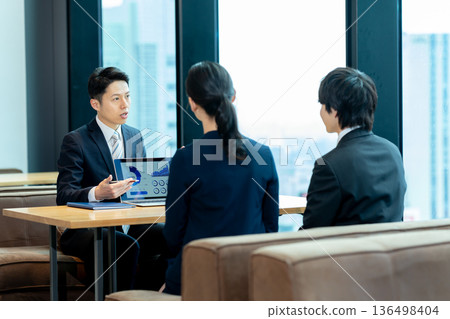 business person having a meeting business person having a meeting 136498404