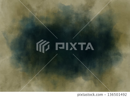 恐怖嚇人的詭異藍色標題背景圖片 136501492