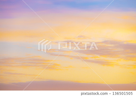Pastel sunrise sky 136501505