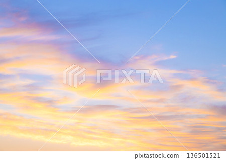 Pastel sunrise sky Pastel sunrise sky 136501521