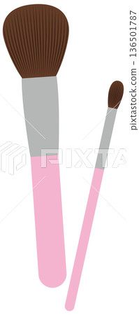 腮紅刷和眼影刷組（簡約） 136501787