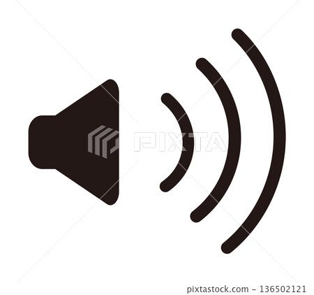Speaker maximum volume icon Speaker maximum volume icon 136502121