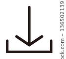 Download simple icon Download simple icon 136502139