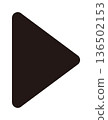 Black play icon Black play icon 136502153
