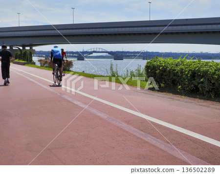 Nakagawa and Arakawa River Promenades and Cycling Paths, Edogawa Ward Health Path Nakagawa and Arakawa River Promenades and Cycling Paths, Edogawa Ward Health Path 136502289