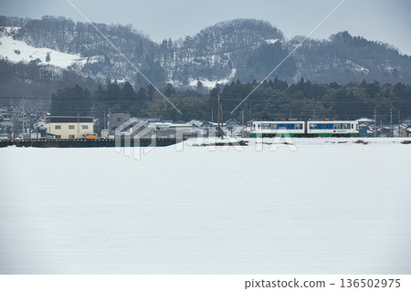 福部線穿過雪地 福部線穿過雪地 136502975