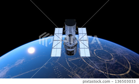 衛星和地球 136503033