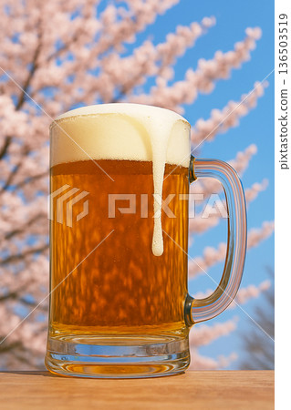 賞櫻花啤酒 136503519
